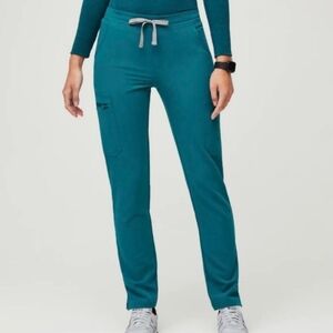Figs yola skinny pacific blue scrub pants